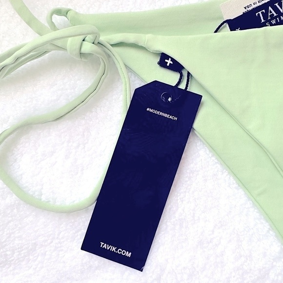 NWT Tavik Women’s Jax String Bikini Swim Bottoms Sea Foam Size XS NEW!! - Picture 5 of 12